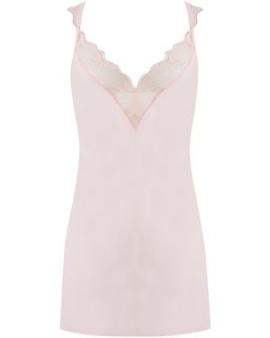 Bluebella Marabel Sheer Chemise Pearl - Pink