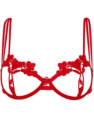 Bluebella Nova Open Bra - Red