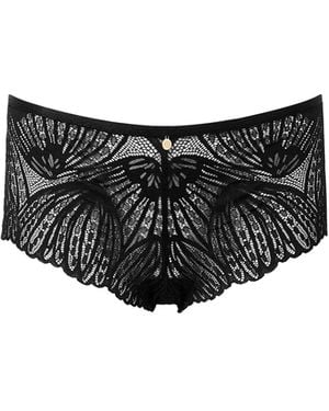 Bluebella Peyton Lace Boy Short - Black