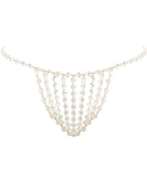 Bluebella Crystal Thong Clear - White
