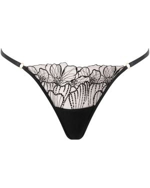 Bluebella Bluebella Amarosa Floral Embroidered Thong - Multicolour