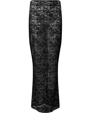 Bluebella Fallon Long Skirt Black