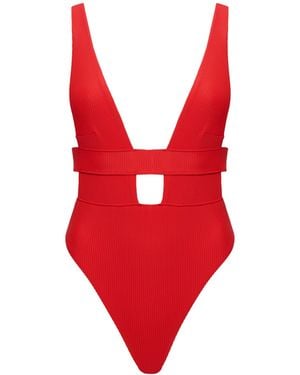 Bluebella Lucerne Plunge Swimsuit - Red
