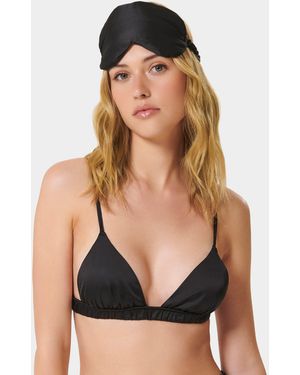 Bluebella Saskia Luxury Satin Eye Mask - Black