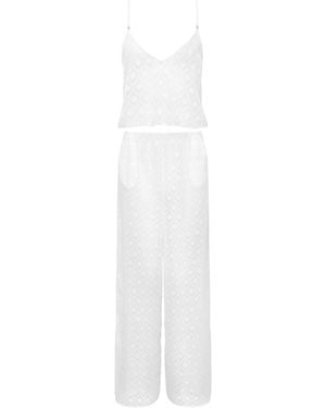 Bluebella Cassat Cami & Trouser Set - White