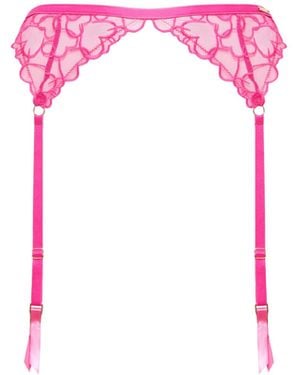Bluebella Valentina Suspender Fuchsia - Pink