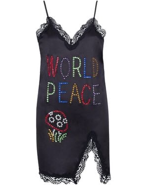 Bluebella Bb X Ashish World Peace Chemise - Blue
