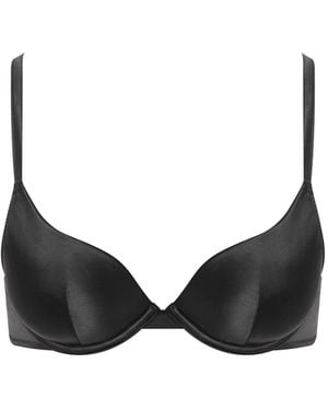 Bluebella Verona Satin Push Up Bra - Black