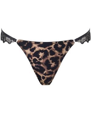 Bluebella Nina Thong Leopard - White