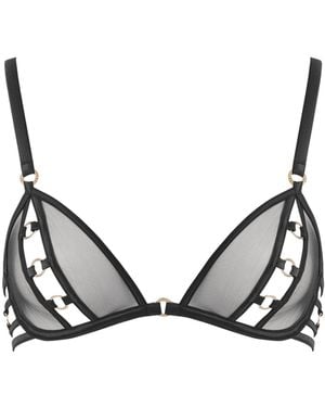 Bluebella Valeria Transparenter Halboffener Bh Schwarz
