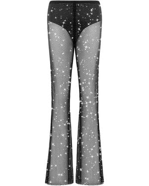 Bluebella Noor Sheer Mesh Trousers - Grey