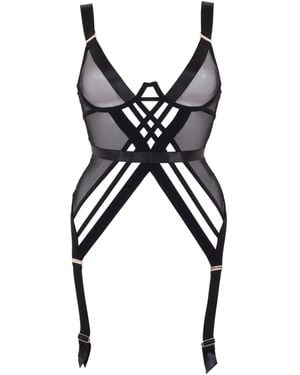 Bluebella Sawyer Wired Basque Black