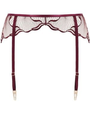 Bluebella Marabel Garter Belt Cherry - White