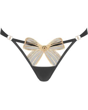 Bluebella Annabel Open-Back Brief - Metallic