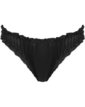 Bluebella Verona Satin Gifting Thong - Black