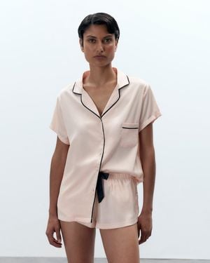 Bluebella Abigail Shirt And Short Set - Natural