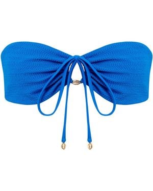 Bluebella Shala Multi-Way Bandeau Bikini Top - Blue