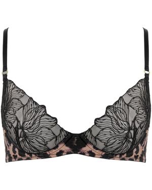 Bluebella Nina Longline-Bh Leopard/Schwarz