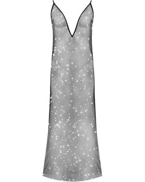 Bluebella Noor Sheer Mesh Chemise - Gray