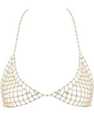 Bluebella Marli Diamond Lattice Bra - White