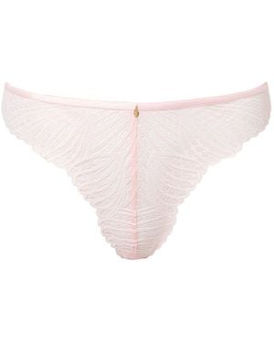 Bluebella Peyton Lace Thong - Pink