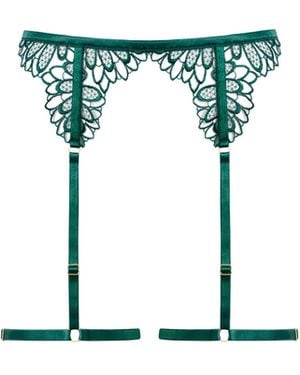 Bluebella Bluebella Amaris Garter Belt Thigh Harness - Green