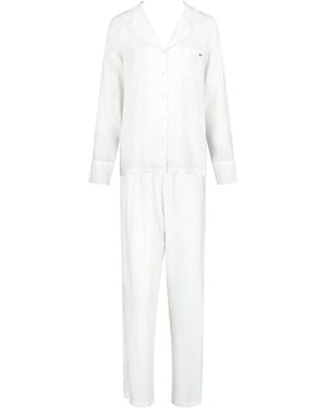 Bluebella Tarcon Pigiama Set Lungo - Bianco