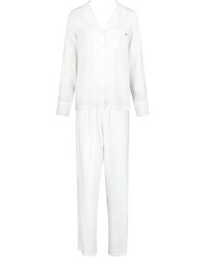 Bluebella Tarcon Eco Viscose Long Pyjama Set - White
