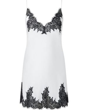 Bluebella Anastasia Luxury Satin Chemise Ivory - White