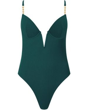 Bluebella Caspian Underwire Swimsuit - Green