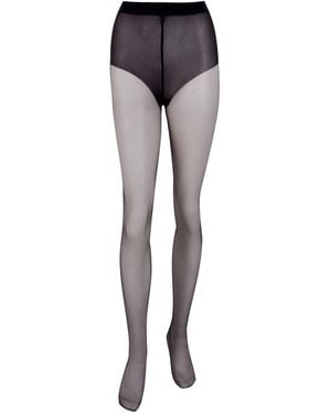 Bluebella Back Seam Tights Black - Grey
