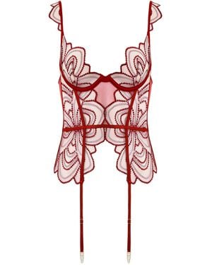 Bluebella Soraya Basque Suspender Savvy - Red