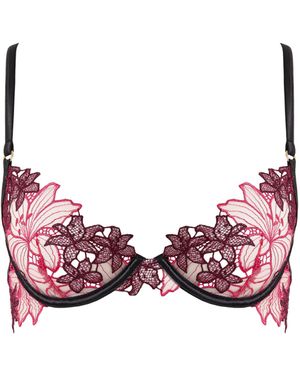 Bluebella Calantha Floral Bra Cherry Lacquer/Virtual - Pink