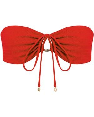 Bluebella Shala Multi-Way Bandeau Bikini Top - Red
