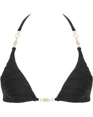 Bluebella Orta Triangle Bikini Top - Black