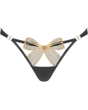 Bluebella Annabel Open-Back Brief - Metallic