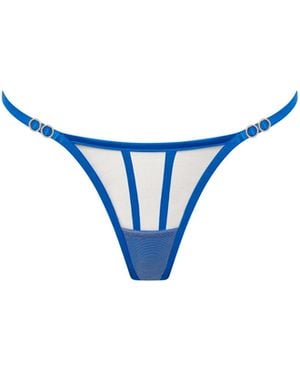 Bluebella Etta Thong Egyptian/Sheer - Blue