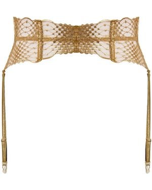 Bluebella Zoe Detachable Waspie Suspender - White
