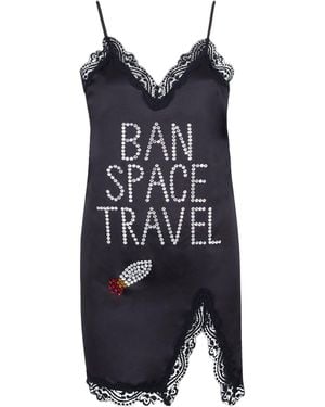 Bluebella Bb X Ashish Ban Space Travel Chemise - Blue