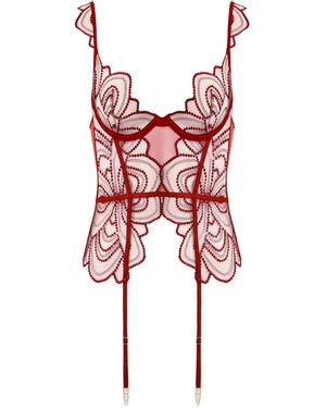 Bluebella Soraya Basque Suspender Savvy - Red