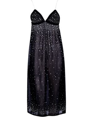 Bluebella Bb X Ashish Ombre Long Chemise - Black