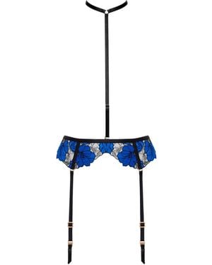 Bluebella Bluebella Sorento Garter Belt Harness With Detachable Collar