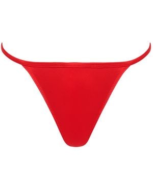 Bluebella Cara Satin Thong - Red