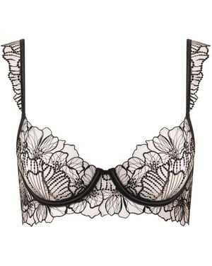 Bluebella Amarosa Floral Embroidered Bra - Grey