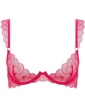 Bluebella Vermont Embroidered Sheer Bra - Pink