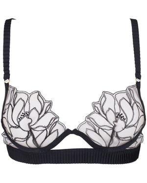 Bluebella Maia Embroidered Sheer Bra - White