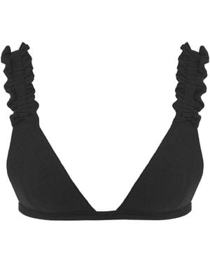 Bluebella Flores Ruffle Bikini Top - Black