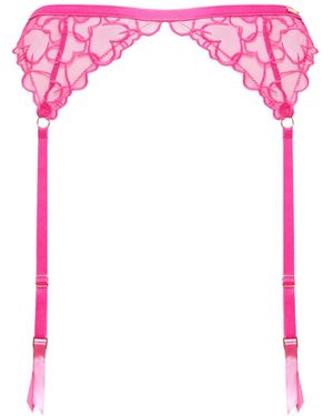 Bluebella Valentina Suspender Fuchsia - Pink