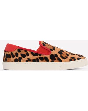 Boden Baskets Sans Lacets-Cœurs Folk Rouge Rockabilly - Multicolore
