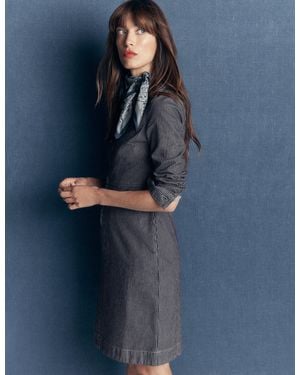 Boden Bronte Kurzes Jeanskleid - Blau